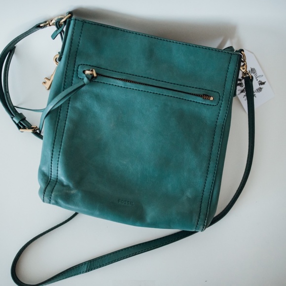 Fossil Handbags - Fossil / Teal Crossbody Bag